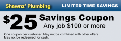$25 off Any Job $100 or More