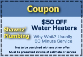 $50 Off Water Heaters