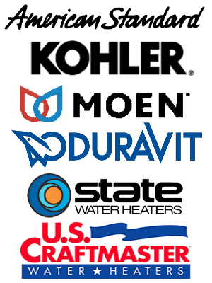 American Standard, Kohler, Moen, Duravit, State, & U.S. Craftmaster